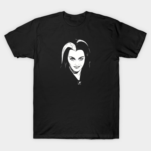 Lily Munster T-Shirt by @johnnehill